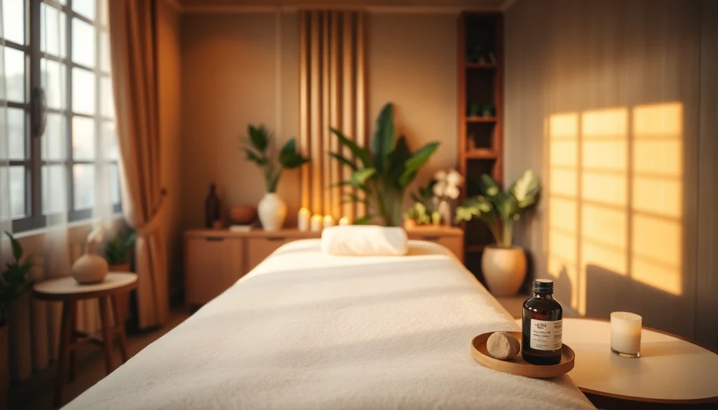 Experience Ho Chi Minh's 불건마 in a serene massage parlor atmosphere with calming decor.