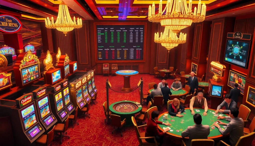 Experience the thrill of giải mã nhà cái at an upscale casino, where players are winning big at the roulette wheel and poker tables.