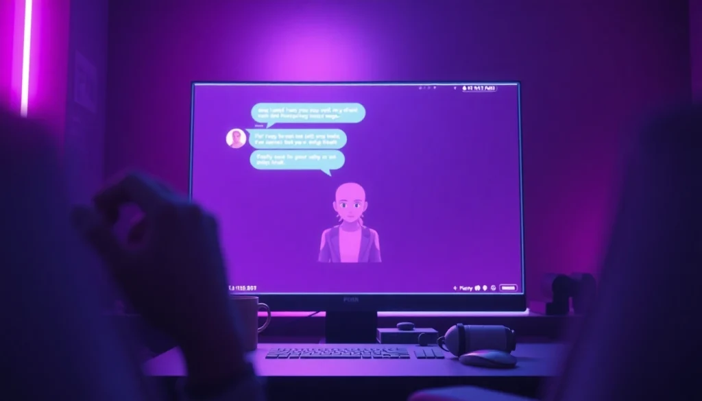 Engaging in intimate conversations through a dynamic AI chat interface, focusing on porn ai chat experiences.
